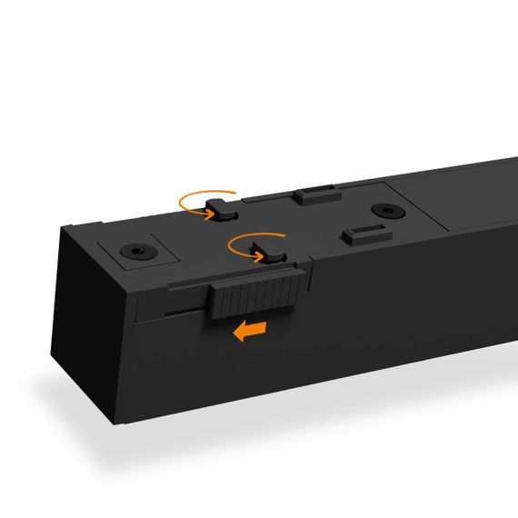 Світильник МАГНІТНИЙ трековий VIDEX LD430B 10.5W 30cm 4000K 48V Black | Зображення 6