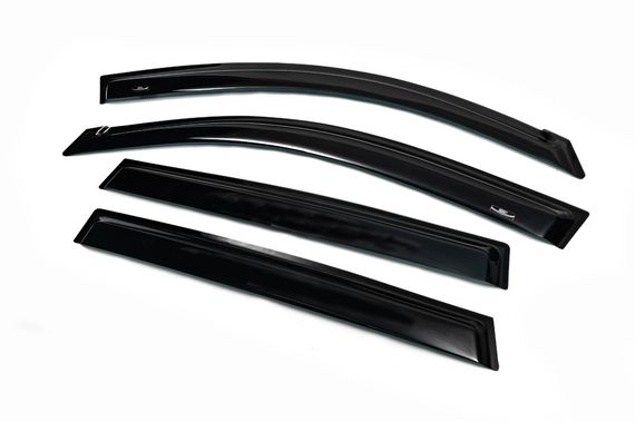 Вітровики Long (4 шт, HIC) для Toyota Rav 4 2006-2013 рр | Зображення 1