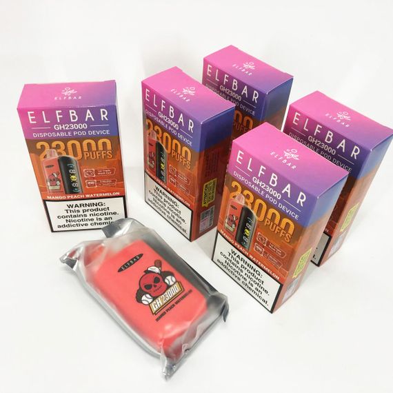 ELF BAR GH 23000 5%. Манго Персик Кавун (Mango Peach Watermelon) | Зображення 2