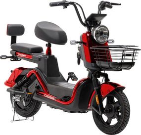 Електроскутер Crosser CR-2 800W 60 V 24 Ah, електровелосипед до 55 км/год, графеновий акумулятор, 2 місця Червоний