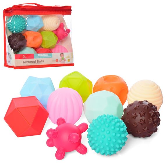 Дитяча іграшка для купання "М'ячики" 19012, 10 штук | Зображення 1