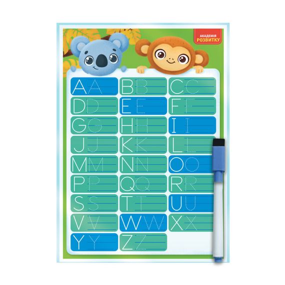 Доска-тренажер  "English" Vladi Toys VT5010-28 (укр) | Зображення 1