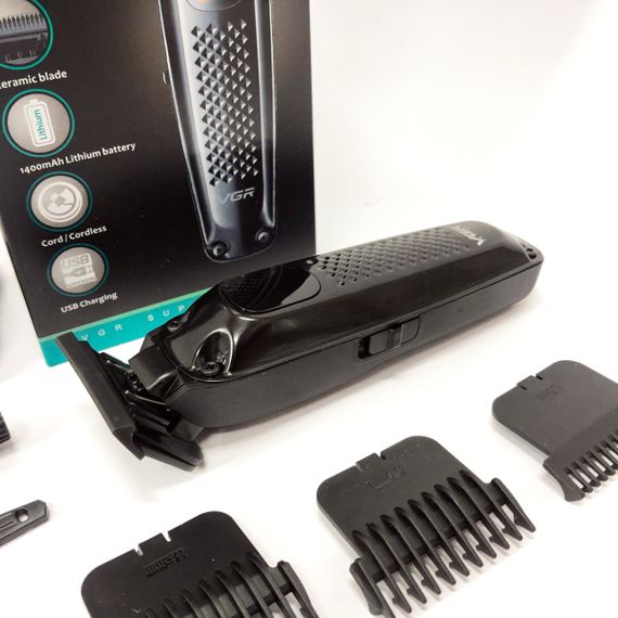 Машинка для стрижки волос с мотором, Универсальная машинка для стрижки головы и бороды HK-93 | Зображення 3