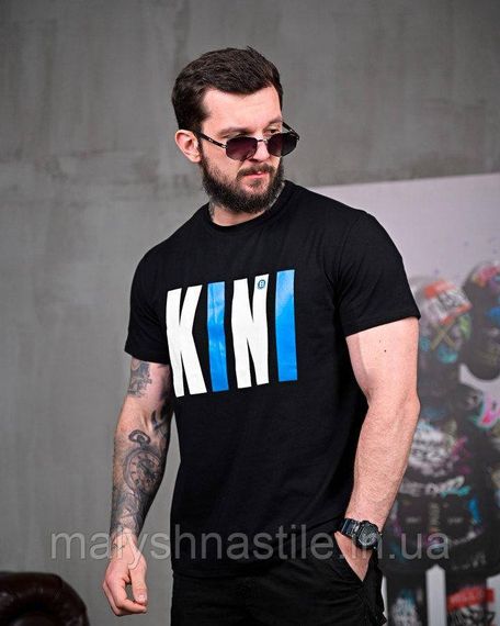 Мужская футболка KINI black ПП7513 | Зображення 1