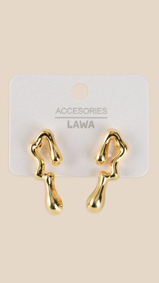 Сережки жіночі Краплі База LAWA WTJ02623 Золотий shop (2000999550676) | Зображення 1