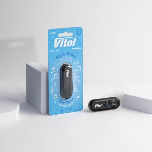 Освіжувач повітря Vitol Flash Drive Blue Ocean | Зображення 1
