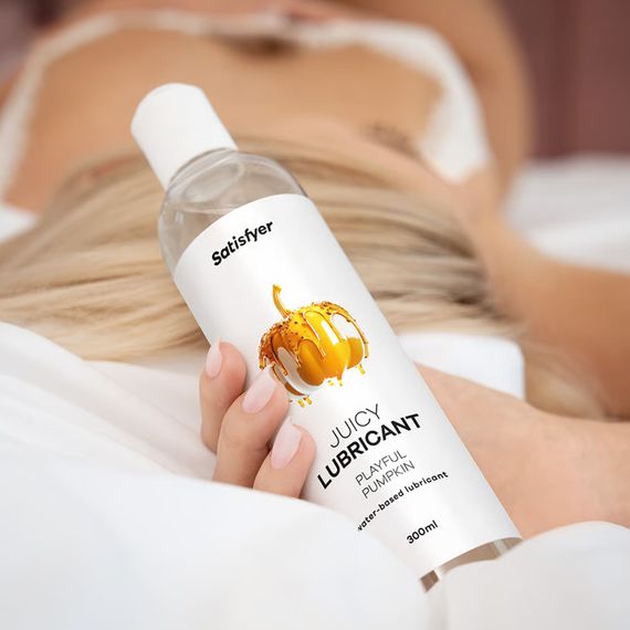 Лубрикант на водній основі Satisfyer Juicy Lubricant Playful Pumpkin water based 300 мл | Зображення 6