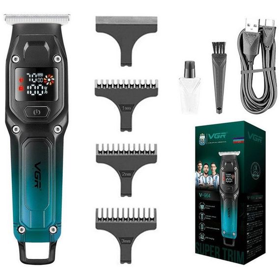 Машинка для стрижки VGR V-964. HR-437 Цвет: зеленый
