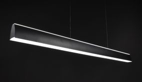 Люстра світлодіодна підвісна LED світильник для квартири на стелю лед 27347 Чорний 15-120х6х120 см.