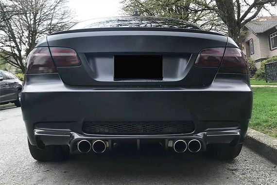 Дифузор заднього бампера Карбон V2 (для E92/E93 M3) для BMW 3 серія E-90/91/92/93 2005-2011 рр | Зображення 2