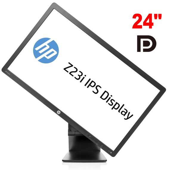 Монітор HP Z23i / 23" (1920x1080) IPS / 1x DisplayPort, 1x DVI, 1x VGA, 3x USB 2.0 / VESA 100x100 / Pivot б/в