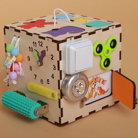 Бізікуб від freetime з світлом (бизикуб/бизиборд/busyboard)  standart