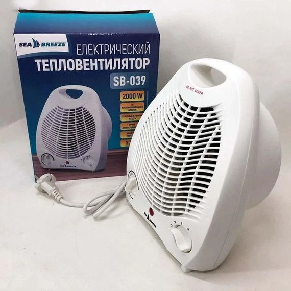Тепловентилятор Sea Breeze SB-039, 2000 Вт, підлоговий, з термостатом | Зображення 3