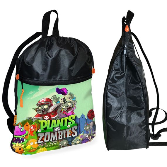 Шкільний рюкзак дитячий Рослини проти зомбі + Сумка для взуття спортивної форми рюкзак-мішок хлопчику (01814) | Зображення 1