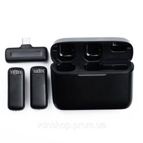 Петлічка для телефону бездротова набір 2 шт блютуз мікрофон петличний з шумозаглушенням HP176096