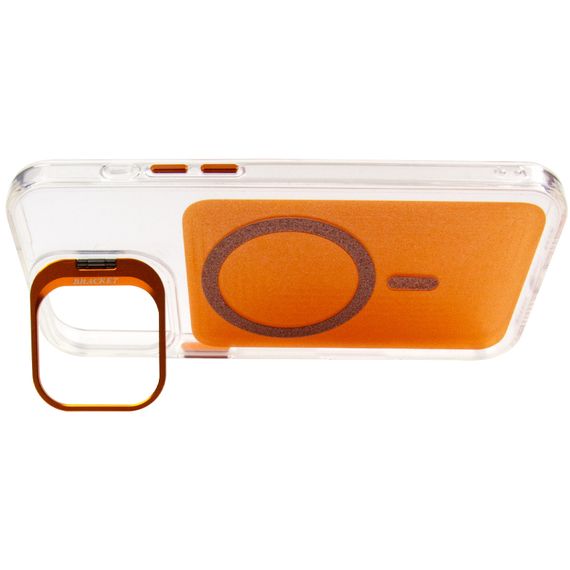 Чохол TPU+PC Jewel Sparkle with Magnetic Fit для Apple iPhone 15 (6.1") Orange Sparkle | Зображення 5