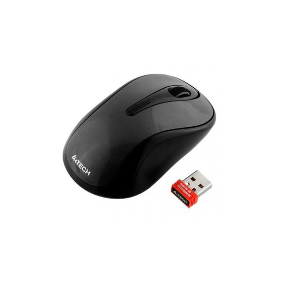 Мишка A4Tech G3-280N Glossy grey | Зображення 1