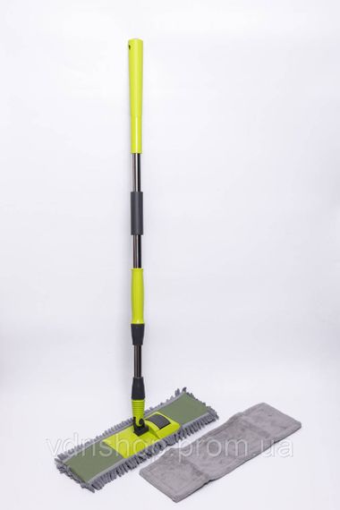 Швабра с телескопической ручкой и насадкой из микрофибры для мытья пола, плитки, ламината и линолеума HP-35015-51 | Зображення 1