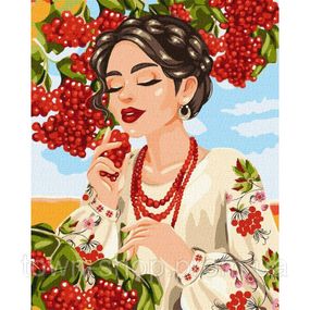 Картина по номерам "Красная Калина" ©krizhanskaya Идейка KHO4575 40х50 см