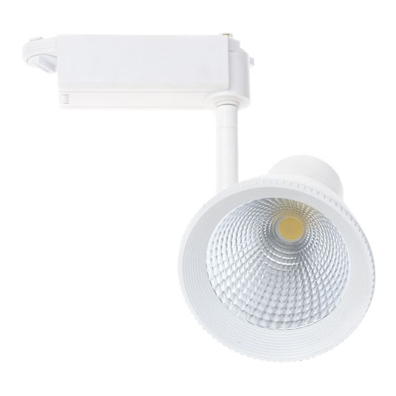 Светильник трековый поворотный LED 207/10W WW WH | Зображення 2