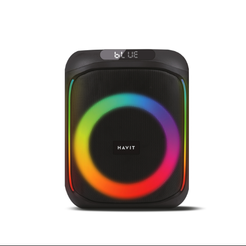 Портативна колонка HAVIT HV-SQ146BT 60W RGB Black (2шт/ящ) | Зображення 1