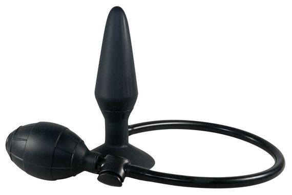 Анальна пробка - True Black Silikon Pump Plug | Зображення 3