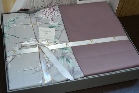 Постільна білизна First Choice Cotton Satin 200 х 220 см Wisteria Lilac | Зображення 3