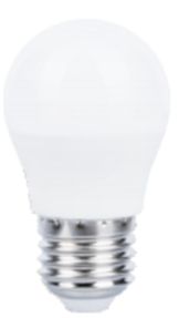 Лампа светодиодная LED 8W E27 WW G45