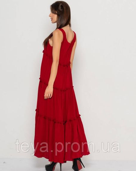 Платье для женщин цвет бордовый FI_000137 | Зображення 2