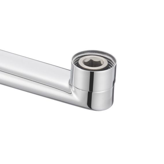 Смеситель латунный для ванны Lidz Astra 005 с поворотным изливом (c душевым гарнитуром) (k35) LDAST005CRM48088 Chrome | Зображення 5