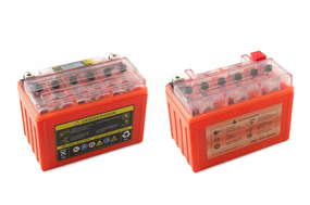 Акумулятор мото 12V 9А гелевый (151x86x106, оранжевый, с индикатором заряда, вольтметром)