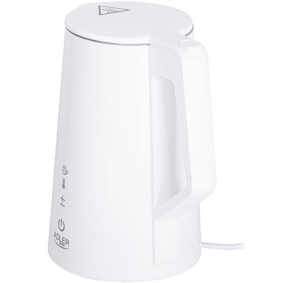 Електрочайник Adler AD 1345 white 1850-2200Вт/ 1.7л/ STRIX/ встановлення температури/ | Зображення 3