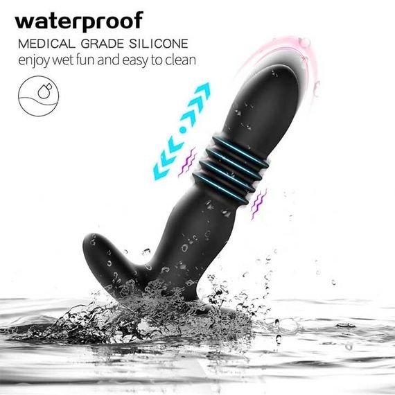 Смарт анальний корок із вібрацією й поступальними рухами Magic Jingers — Анальні іграшки | Зображення 4