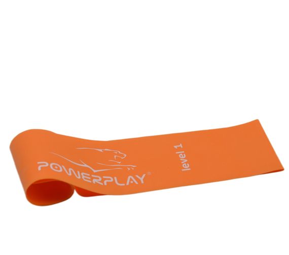 Резинка для фітнесу PowerPlay 4140 Level 1 Stretch Band (1-5 кг.) Помаранчева | Зображення 4