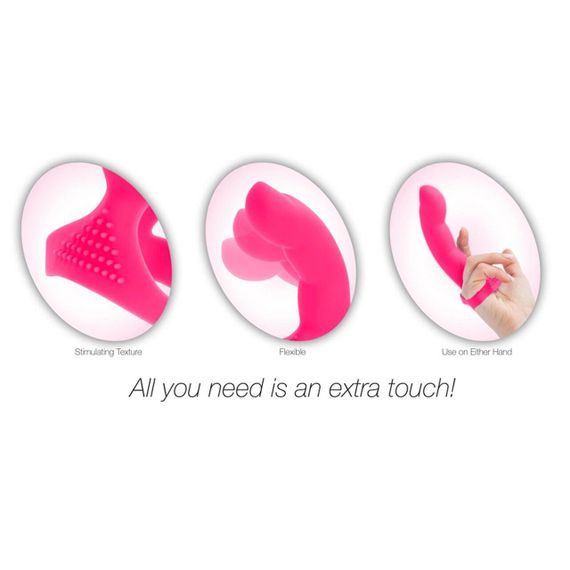 Насадка на палець Simple&True Extra Touch Finger Dong Pink Sex Aura | Зображення 4