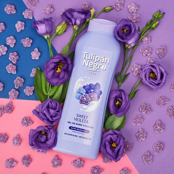 Гель для душу Tulipan Negro Shower Gel - Sweet Violeta (650 ml) | Зображення 5
