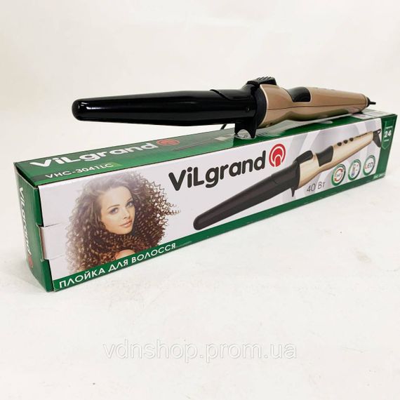 Плойка спіральна для завивки волосся ViLgrand, Плойка для волосся для локонів об'єму EG-46 | Зображення 9