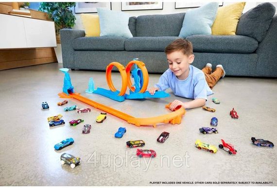 Трек Hot Wheels Track creator Triple Loop Speed Kit Тройная петля | Зображення 6