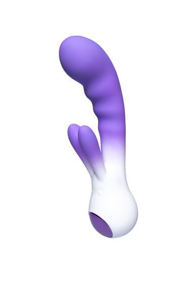 Вибратор-кролик со светодиодом Every Night Toys для точки G, фиолетовый градиент Sex Aura | Зображення 1