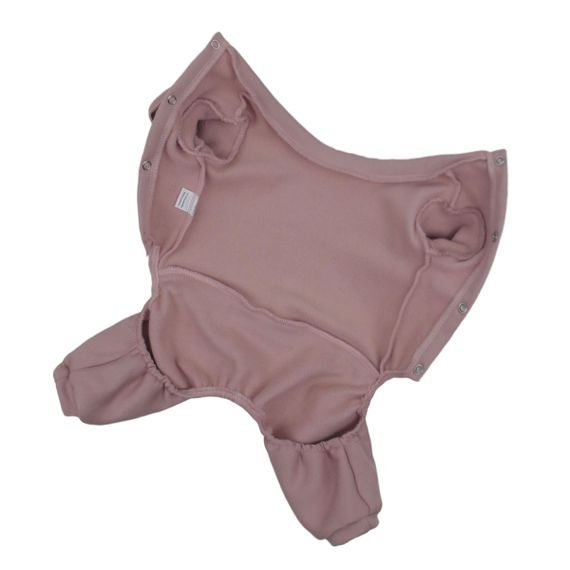 Костюм трьохнитка рюша пудра D-167 | Зображення 5