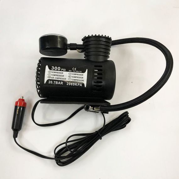 Автомобильный компрессор 12в, Портативный воздушный насос, Автомобильный насос 12 вольт, Автокомпрессор KM-65 | Зображення 9