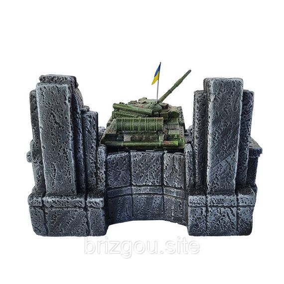 Штоф "Український танк Т-64 БВ" №2 декоративна підставка для алкоголю, тематичний Міні Бар | Зображення 5