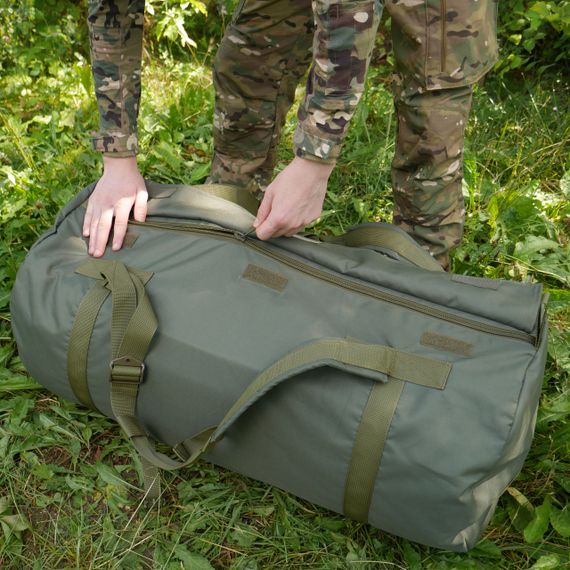 Сумка-баул 120л Kiborg олива | Зображення 9