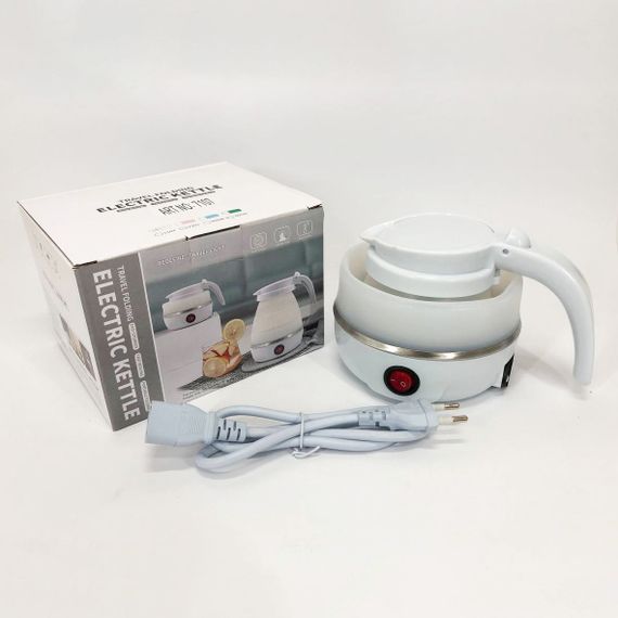 Электрочайник складной Travel Folding 600 мл, Хороший электрический чайник. UG-143 Цвет: белый | Зображення 6