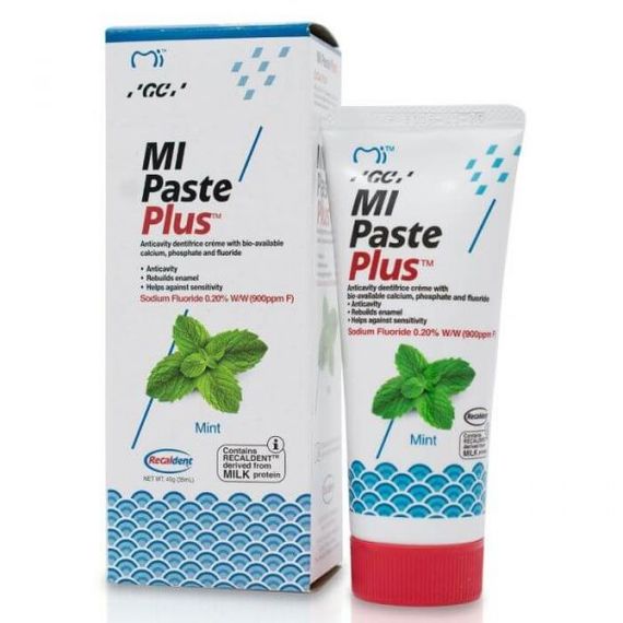 Гель-крем для зубів GC MI PASTE PLUS, м'ята, 35 мл