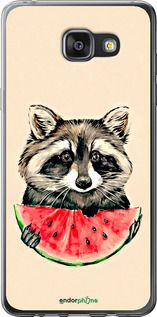 Чохол на Samsung Galaxy A7 (2016) A710F Єнотик з кавуном "4605t-121-2448"