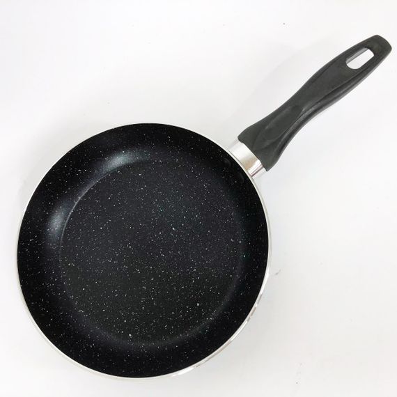 Сковорода UNIQUE UN-5152 Сковорода антипригарна 20 см темний мармур, Якісна сковорода для смаження | Зображення 6