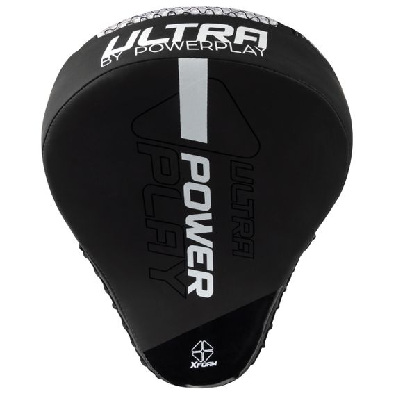 Лапи боксерські Паверплей 3044 Pro Carbon Ultra Series Чорно-Білі PU [пара] | Зображення 1