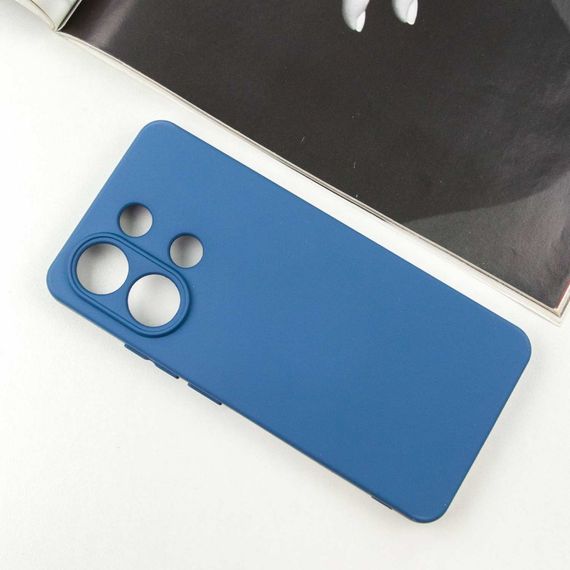 Чехол Silicone Cover Lakshmi Full Camera (AA) для Xiaomi Redmi Note 13 5G Синий / Navy Blue | Зображення 1