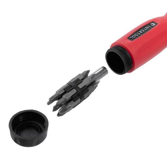 Викрутка реверсивна з комплектом насадок INTERTOOL VT-10031 | Зображення 4